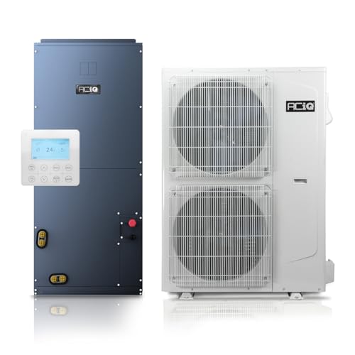 Image of ACiQ Essentials 4 Ton 16 SEER2 Central Inverter Heat Pump Split System with 15kW Back-up Heat Kit & 50' Install Kit - R32 | 48000 BTU, High Efficiency, Multi-Positional, AC /Heating