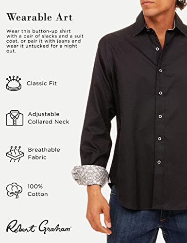Robert Graham Men’s Windsor Long-Sleeve Shirt, Button-Up Shirt for Men2