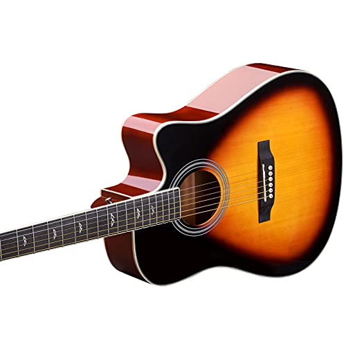 Winzz Guitare Acoustique Sunburst…… - Les Beatles, Paul McCartney, John Lennon, RIngo Starr, George Harrison Winzz Guitare Acoustique Sunburst…… – Image 6