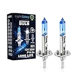 Light Galaxy ... Ihr Lichtlieferant 2x H1 Super-White 12V 55W Halogenlampen P14,5s Klares weißes Licht Abblendlicht Fernlicht