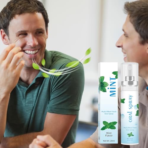 Mund-Atemspray, Mundgeruch, Mundgeruch, beseitigt schlechten Atem, Mundspray für frischen Atem, Feuchtigkeitsspray, erfrischendes Mundspray – Bild 6