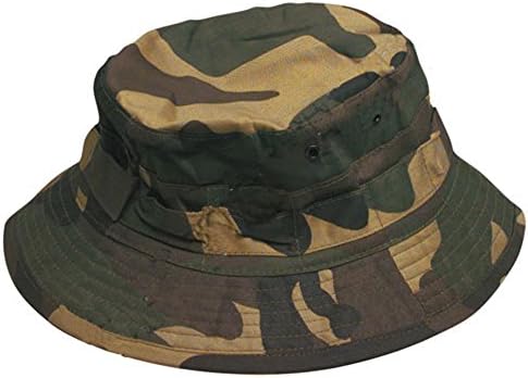 Camouflage Aussie Bush Bucket Hat Army Green Forest