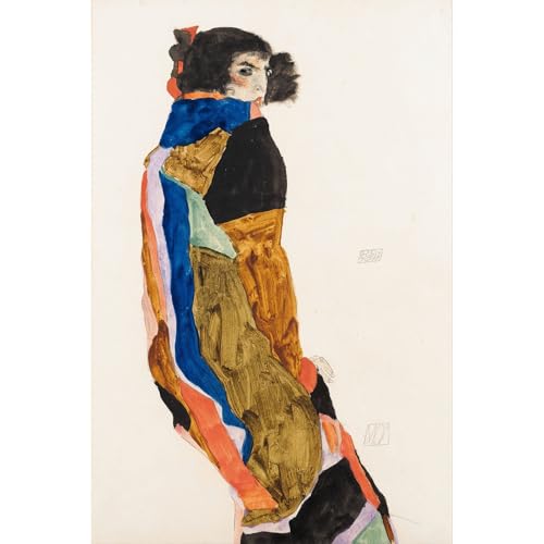 Poster Egon Schiele Moa impression haute définition sur papier d'art 76x101 cm