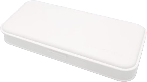 Funny live Caja de lápices de plástico duradera caja organizadora de artículos pequeños con 3 compartimentos de plástico mini caja de papelería de