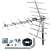 Produktbild Loft & Outdoor Digitale TV-Antenne, SLx 27887K4 4G gefilterte 32-Elemente-Antenne für Digital-TV, Silber