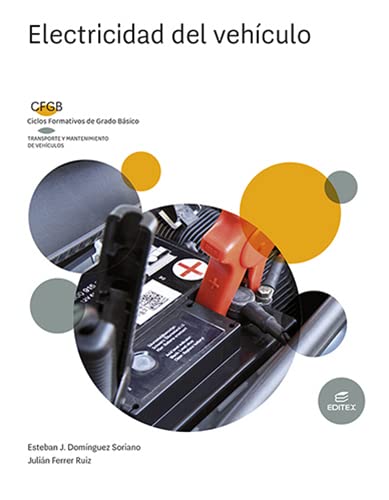 Portada de Electricidad del vehículo 2022. Formación Profesional Básica