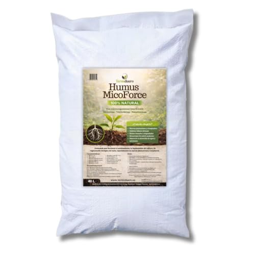 Earthworm humus MicoForce 40L. Enriched with beneficial microorga...