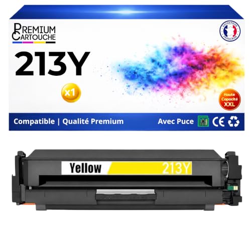 Toner W2133Y jaune très haute capacité avec puce pour HP Color LaserJet Enterprise 5700dn
