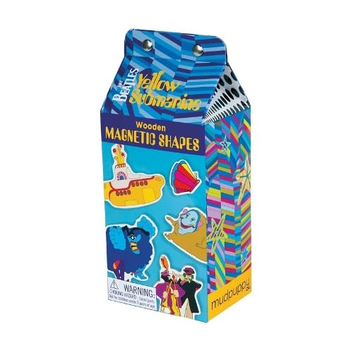 Mudpuppy The Beatles Yellow Submarine Wooden Magnetic Shapes