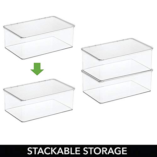 Organizer Frigorifero Trasparente Epzia - Cassetti Impilabili Per Cucina, Freezer E Dispensa - Foto 4