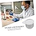IMIKEYA 5pcs Multipurpose Nickel Crucible Lid High Purity Corrosion Resistant Cup for Melting Casting and Refining Laboratory and Industrial Applications