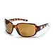 Produktbild Urbanium Eyewear stylische Sonnenbrille mit Sehstärke Modell Monaco mit polarisierten Gläsern in havanna-braun in verschiedenen Stärken (+2.50)