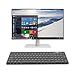 Arteck 2.4G Wireless Keyboard Ultra Slim Full Size Keyboard with Numeric Keypad and Media Hotkey for Computer/Desktop/PC/Laptop/Surface/Smart TV and Windows 10/8/ 7 Built-in Rechargeable Battery