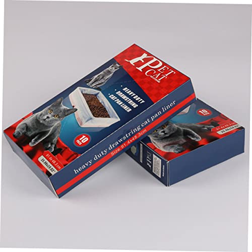 Angoily 10 Pcs o cachorro sacos de lixo de viga bolsa de limpeza de areia de gato bolsa de areia par