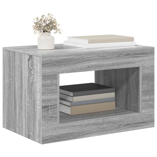 Table basse gris sonoma avec plateau résistant à l'humidité - 4