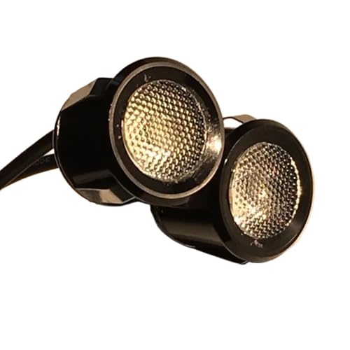 APEYCRX - Radar Recul Voiture Capteur Lumière universelle d'immatriculation de voiture à led support trou de Radar inversé lampe de secours Signal stationnement inversé en alliage encastré