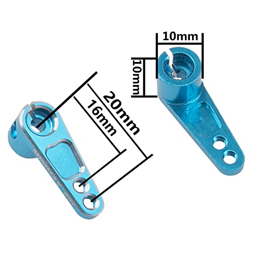 Vgoohobby XZ364 3Pcs Vgoohobby Metal 25T Servo Horn 25-Teeth Steering Arms For Standard Servo Motors Compatible With Traxxas Axial Tamiya Hsp Redcat 1/8 1/10 Rc Crawler Drift Racing Car thumb #6