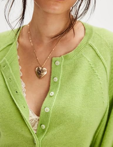 Women's Fall Sweater Henley Neck Long Sleeve Lightweight Pullover Casual Knit Top Lounge Workwear Solid Color2