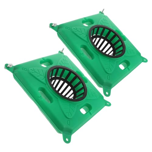 Kisangel 2 Sets Aquaponics Floating Garden Planter Kit for Aquatic and Wetland Plants, Plastic Modular Units with Balanced Buoyancy Structure, Versatile Planting Options for Outdoor