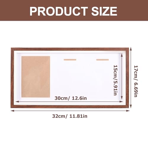 Marco de Exhibición Rectangular para trofeos de maratón con cubierta transparente 3