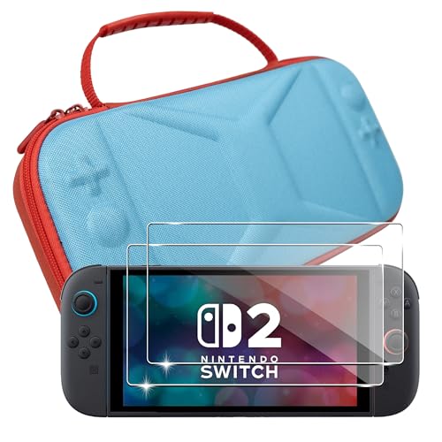 Lemxiee Custodia rigida per Nintendo Switch 2 Cover Accessori +