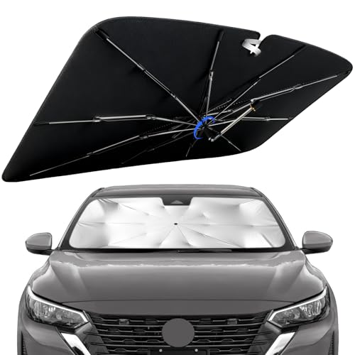 Windshield Sun Shade for Nissan Sentra 2020-2026 with 360° Rotating Shaft
