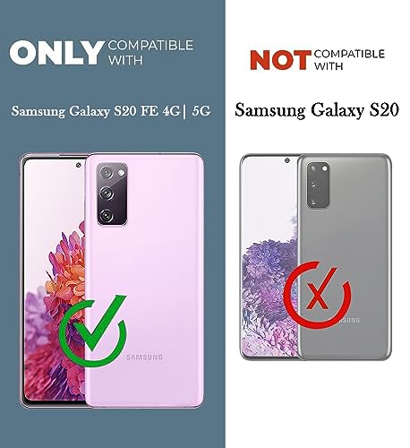 Image of Jkobi Back Cover for Samsung Galaxy S20 FE 4G | S20 FE 5G (Silicone Clear Shockproof Case with Camera Protection | Soft and Flexible | Transparent)