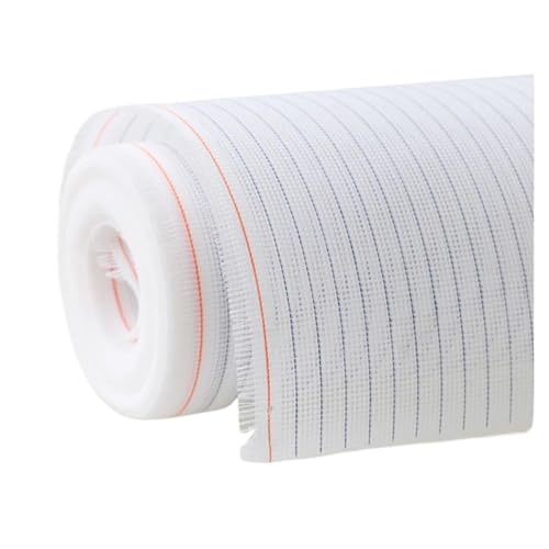 L6NqIAG Tela de Punto de Cruz desechable, 50x33cm, 14CT, Lienzo, Bordado Hecho a Mano DIY Tela de Bordado(50x33cm)