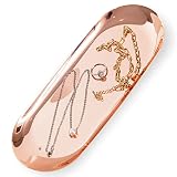 Jewelry Tray Rose Gold and Candle Tray Rose Gold | Decorative Jewelry Tray Key Tray Ring and Jewelry