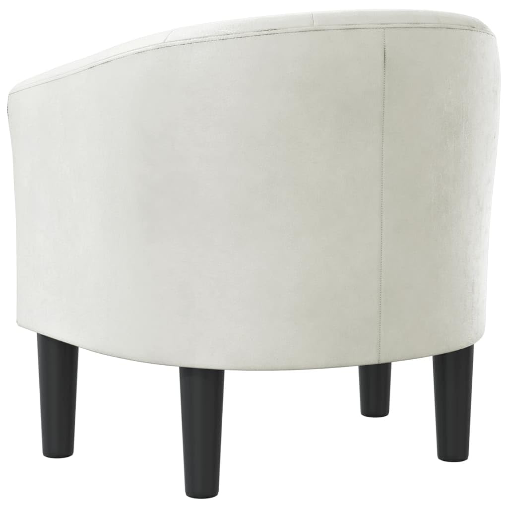 Fauteuil clubs en cuir synthétique blanc, moderne, confortable, avec agrafage à boutons, robuste, pour chambre à coucher, salon, bureau, coin lecture