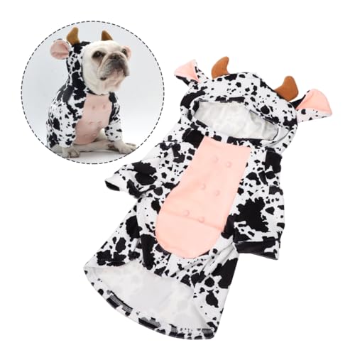 Disfraz ligero para perro modelo vaca Kisangel talla L miniatura 7