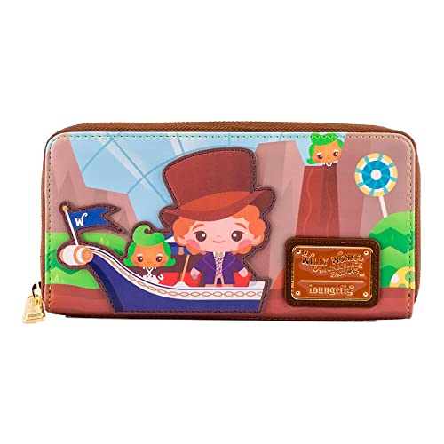 Loungefly Charlie and the Chocolate Factory Wonka 50th Anniversary Faux Leather Wallet