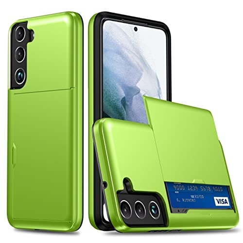 Coque antichoc Samsung S22 Plus 5G verte bouclier arrière