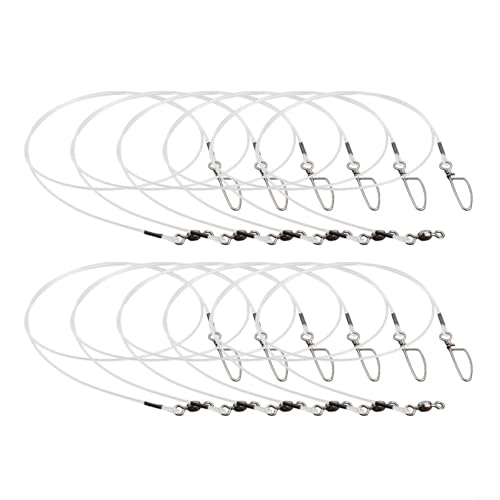 Kit de Líder de Pesca Fluorocarbono 24in-80lb miniatura 1
