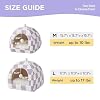 Lesure Cute Cat Beds for Indoor Cats - 2 in 1 Cat Cave Bed for Kittens and Small Pets with Removable Washable Cushioned Pillow, Cozy Kitten with Non-Slip Bottom, Purple, 16 inches