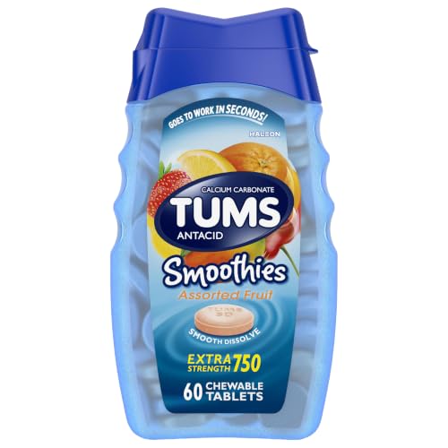 TUMS Smoothies Antacid Tablets, Heartburn...
