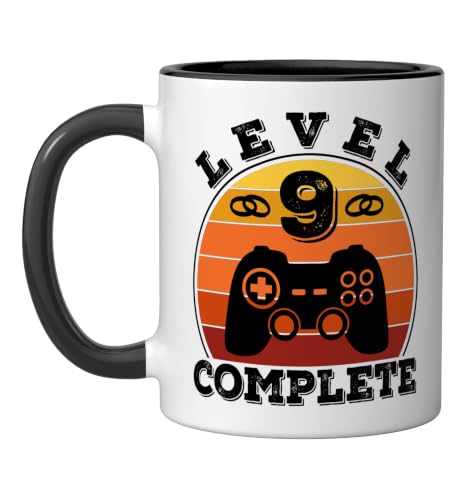 Taza de cerámica 11 oz aniversario de 9 años miniatura 1