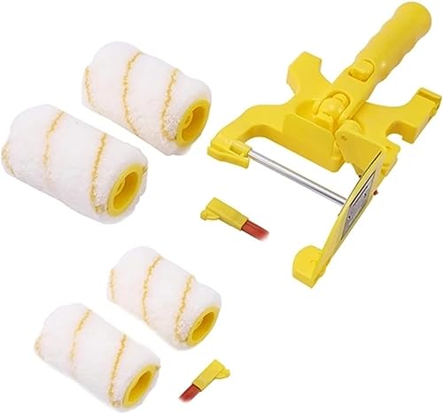 SFQEVHRZ Paint Rollers，Facade Roller， 7Pcs Roller Brush Tools Portable Clean-Cut Brush for Home Wall Ceilings