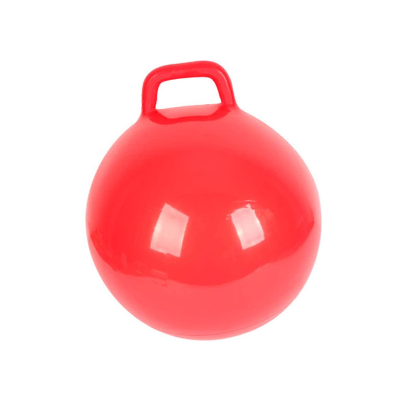 Sosoport Inflatable Ball Red Jumping Ball for Promotes Coordination Balance for Indoor Ages