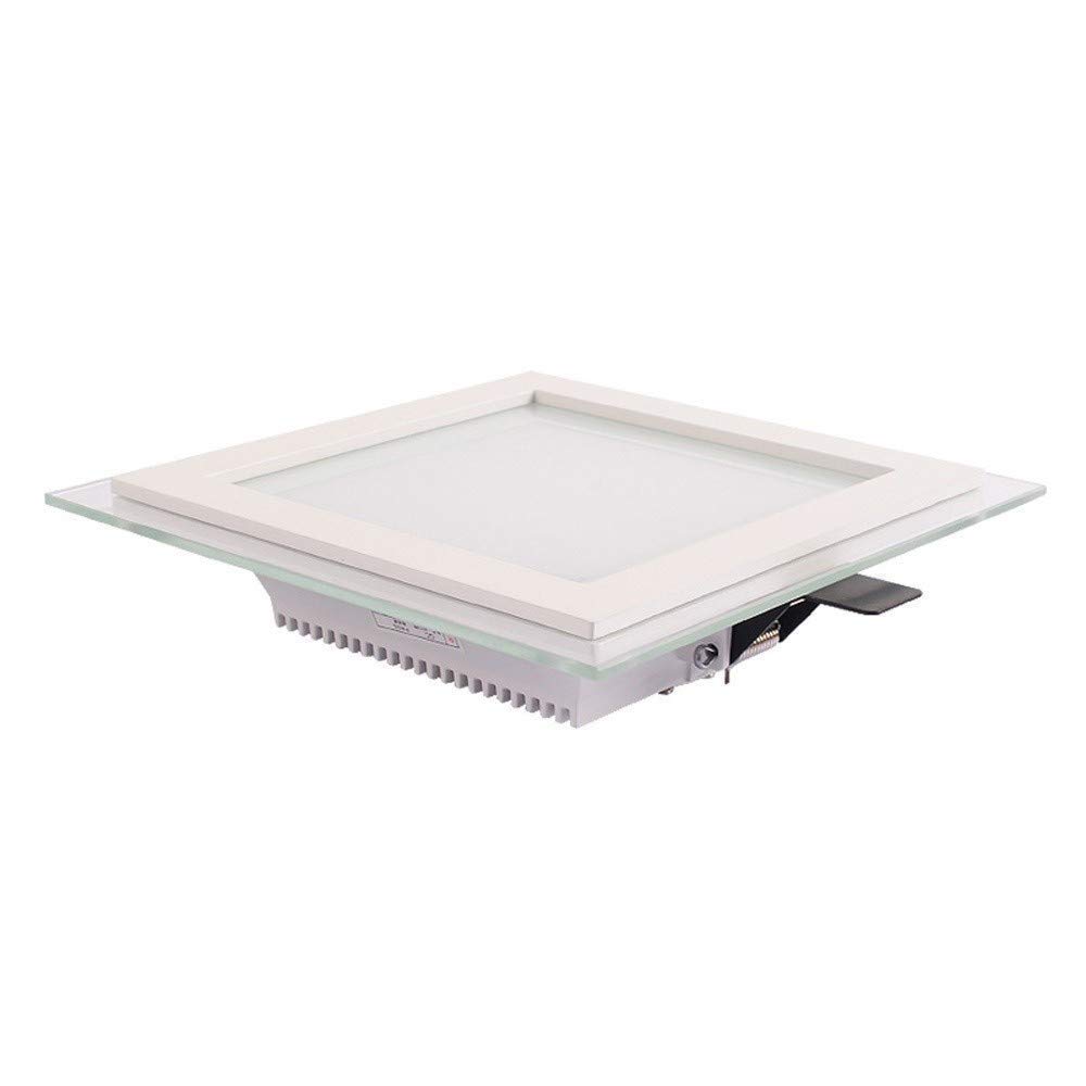 Lampe à tache encastrée led carrée pour remplacer un plafonnier bas de plafond