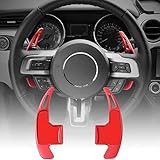 Red Steering Wheel Shift Paddle Shifter Trim Cover For Ford Mustang 2015 2016 2017