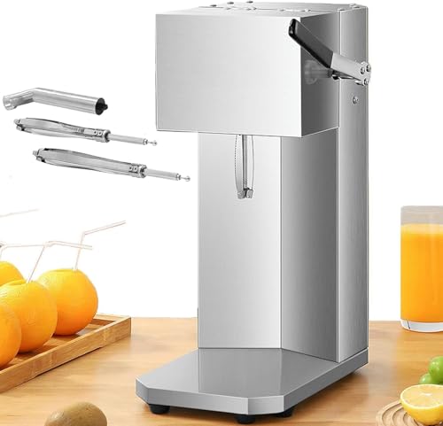 Exprimidor eléctrico de cítricos, exprimidor comercial de acero inoxidable con mango suave, exprimido sin esfuerzo en 3 segundos, para naranja, limón, lima y pomelo.