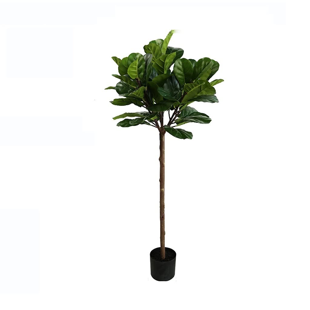 HCZKIUJY Simulation tree Floor-standing Banyan Artificial Simulation Tree With Lifelike Trunk And Potted Fake Plant Decoration,25 * 53in
