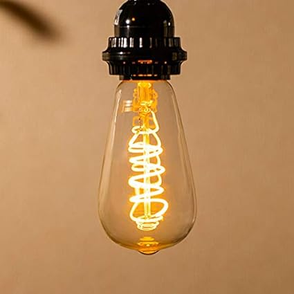 Amazon Beelight Led電球 E26 エジソン電球 エジソン球 スパイラル フィラメント電球 クリアタイプ 4ｗ 230lm 濃い電球 色2100k w 30w相当 Beelight ビーライト Led電球 通販