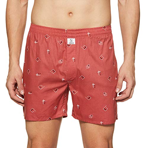 Image of Longies Men's Cotton Printed Regular Boxer Shorts