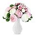 ULTNICE 10pcs vivo Aritifitial Camelia flores ramo de novia flores para banquete...