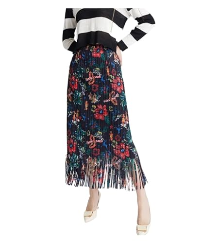 Jupe à franges pour vos soirées d'été et vacances : style bohème chic imprimé