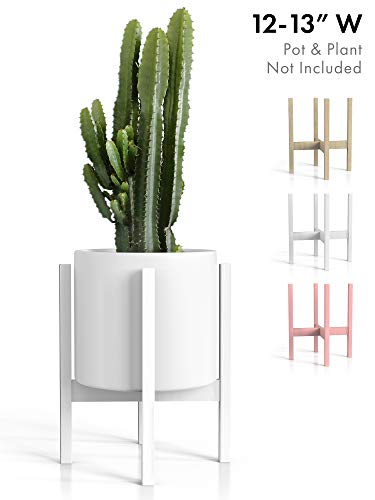 Mid Century Modern Plant Stand - Fits Large 12 & 13 Inch Planter