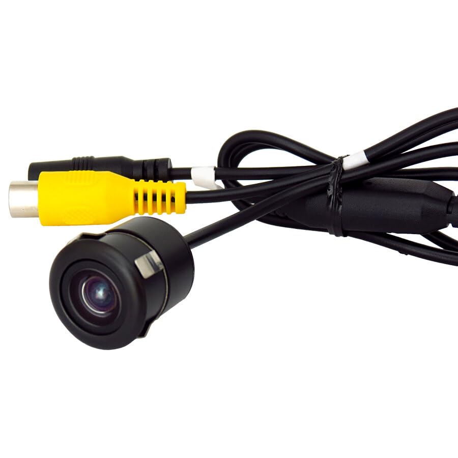 GOTHAM Retrocamera da Incasso Auto | Visione Notturna | LED Infrarossi | Impermeabile | Assistenza al Parcheggio | 170° | CMOS | 720x576