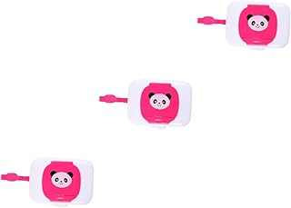 Toyvian 3 Pçs Caixa De Lenços Umedecidos Dispensador De Lenços Umedecidos Portátil Caso De Lenços Umedecidos Para Bebês Bolsa Dispensador De Lenços Umedecidos Portáteis Dispensador De